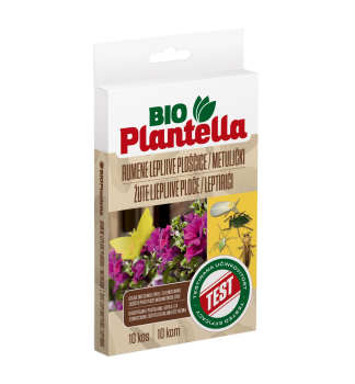 BIO PLANTELLA kleine SCHMETTERLINGE 10 St�ck gelbe Klebebretter