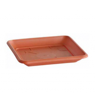 Untertasse SQUARE TERRA Terrakotta 27 cm