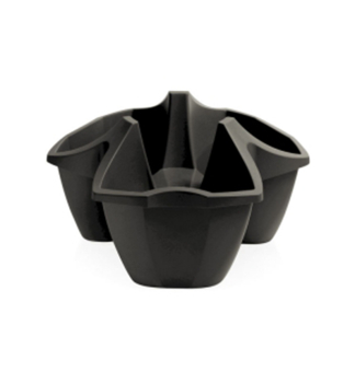 Blumentopf CASCADE KRONE ANTHRAZIT 48x26 cm