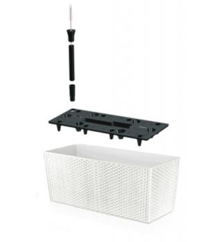 Blumenksten RATO RATAN WEISS 50 cm