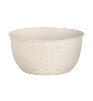 Schssel RATAN creme 30 cm