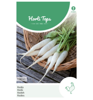 Samen - RADIES LONG WHITE ICICLE