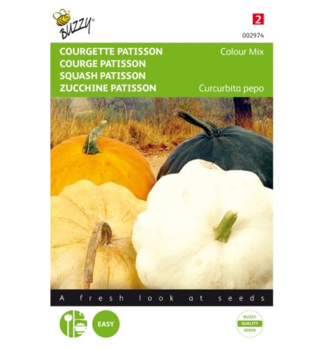 Samen - ZUCCHINE PATISSON COLOUR MIX.