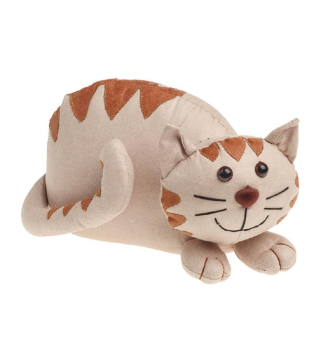 Fenster- und Trhalter - zweifarbige Katze 23 x 20 x 9 cm