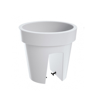 Blumentopf LOFLY RAILING wei� 24,5 cm