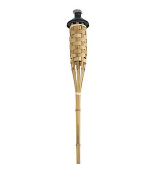 Geflochtene Bambusfackel, 60 � 5,5 cm